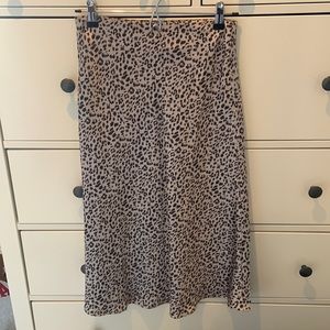 Princess Polly Cheetah Midi Skirt